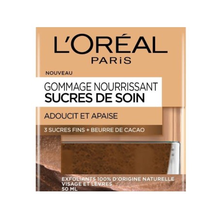 GOMMAGE NOURRISSANT SUCRES DE SOIN L'OREAL