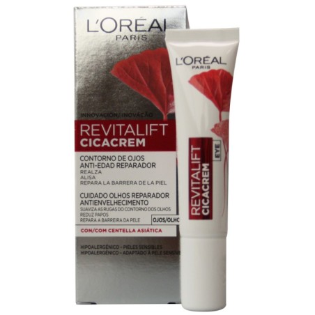 SOIN CONTOUR DES YEUX ANTI AGE ET REPARATEUR REVITALIFT CICACREME L'OREAL