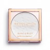 POUDRE COMPACTE BLANCHE BAKE & BLOT MAKEUP REVOLUTION
