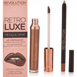 KIT RETRO LUXE METALLIC MAKEUP REVOLUTION