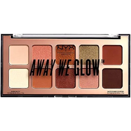 PALETTE FARDS À PAUPIÈRES AWAY WE GLOW NYX PROFESSIONAL MAKEUP