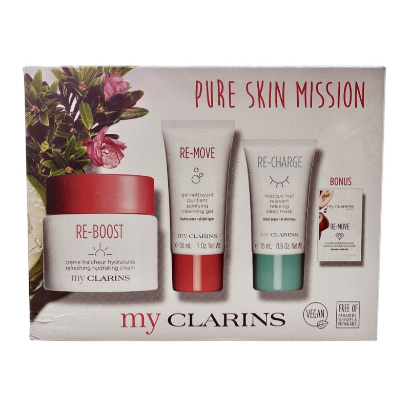 COFFRET 3 PIÈCES PURE SKIN MISSION CLARINS